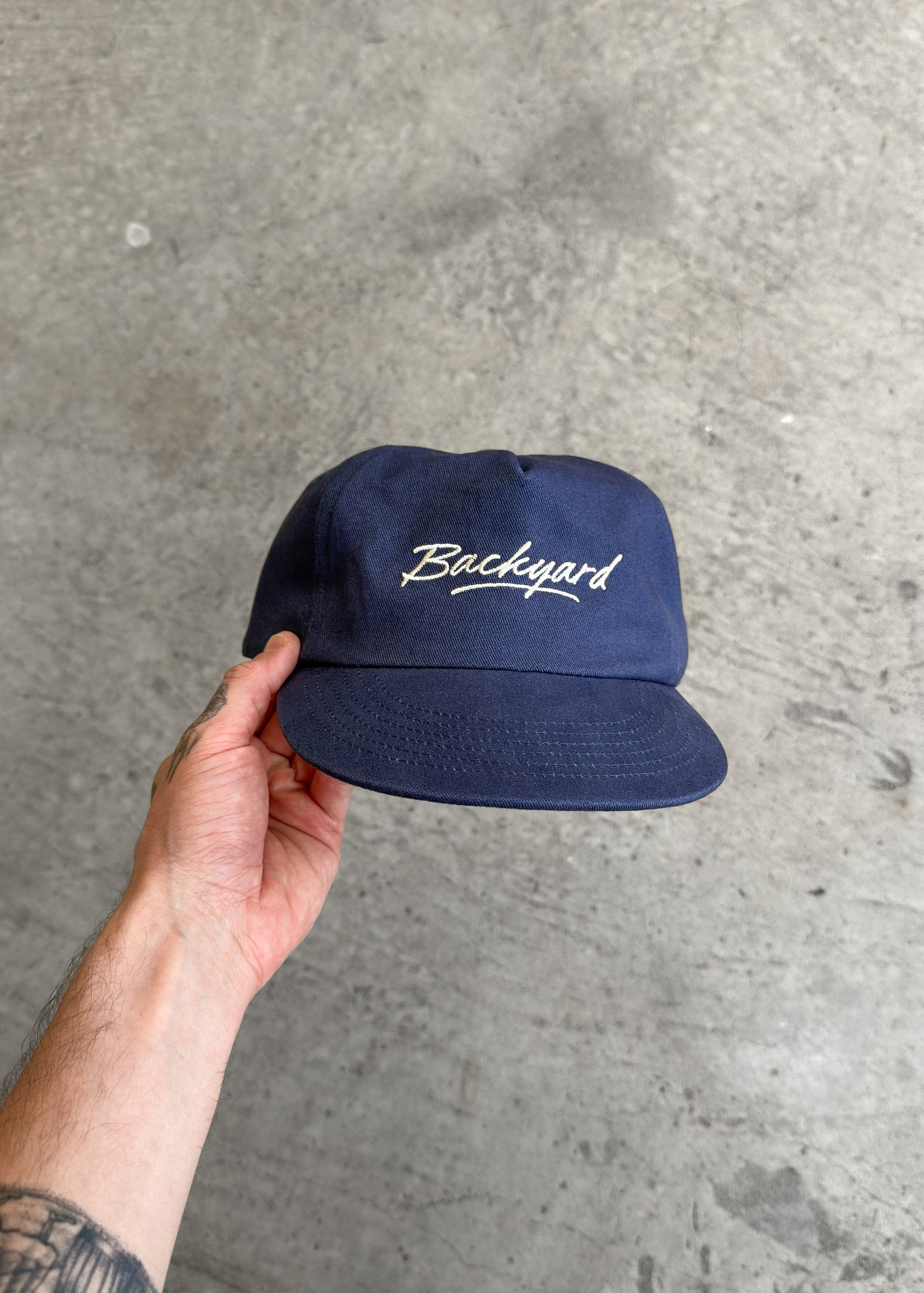 SCRIPT CAP - BLUE