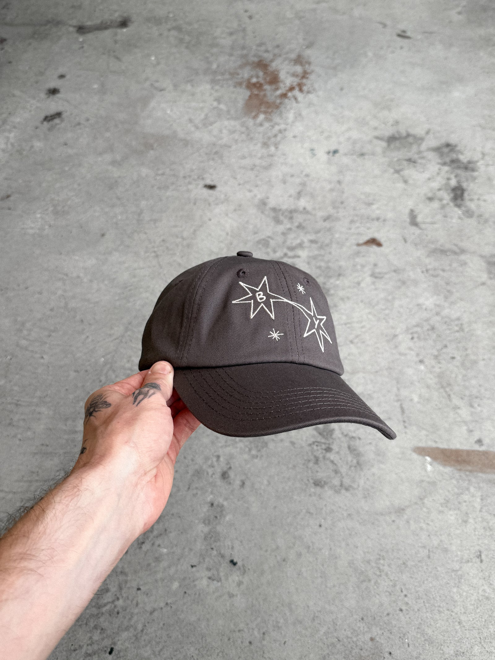 STAR TOUCH CAP - GREY
