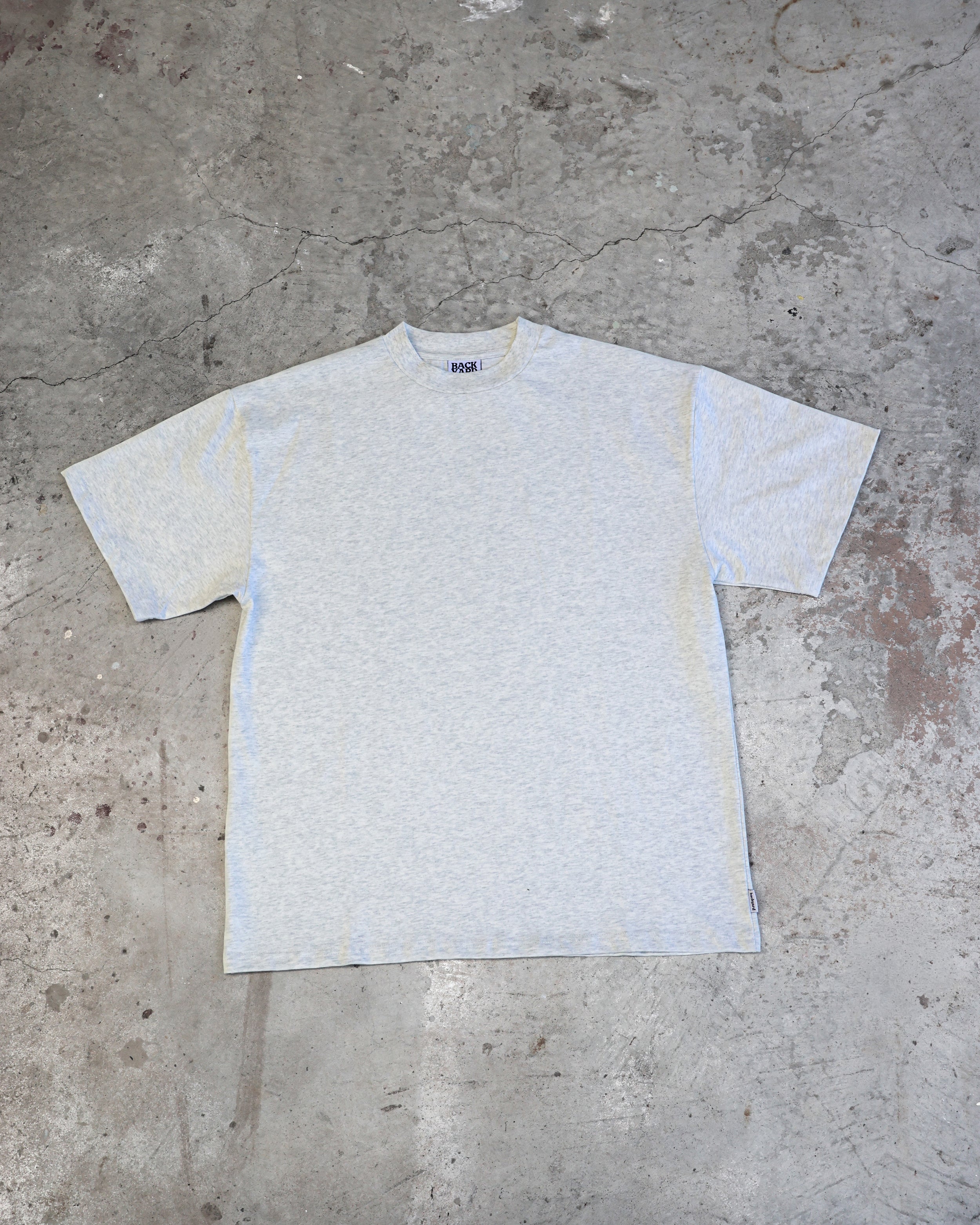 BLANK TEE - GREY MARLE